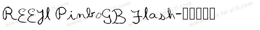 REEJl PinboGB Flash字体转换